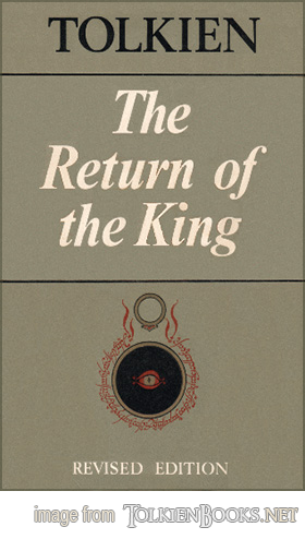 JRR Tolkien, 'The Return of the King', Allen & Unwin, 2nd Edition 1966, 1971 TT 6th Impression, bought to form three volume set with JRR Tolkien signed The Two Towers