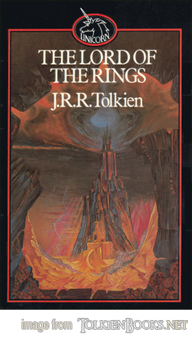 JRR Tolkien, 'The Lord of the Rings', Unicorn/Unwin Paperbacks, 1983, 3rd One Volume Edition,  From Garland, Stated as 1983 but 1986 edition:  rare

<br />

<a class="nofloatbox" href="https://www.lotrarts.com/shopfront/#books"><img src="https://www.lotrarts.com/images/icons/buy-001.png" alt="Shop" /></a>