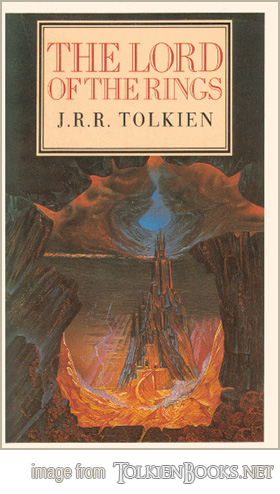 JRR Tolkien, 'The Lord of the Rings', Unwin Paperbacks, 3rd One Volume Edition, 1987, 8th Impression

<br />

<a class="nofloatbox" href="https://www.lotrarts.com/shopfront/#books"><img src="https://www.lotrarts.com/images/icons/buy-001.png" alt="Shop" /></a><span class="ngViews">40 views</span>