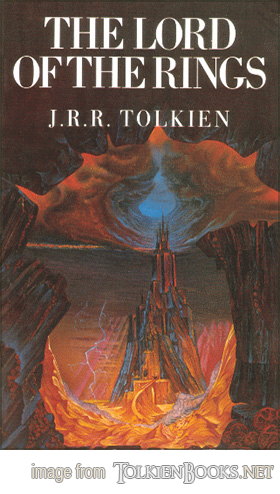 JRR Tolkien, 'The Lord of the Rings', Unwin Paperbacks, 3rd One Volume Edition, 1989, 12th Impression

<br />

<a class="nofloatbox" href="https://www.lotrarts.com/shopfront/#books"><img src="https://www.lotrarts.com/images/icons/buy-001.png" alt="Shop" /></a>
