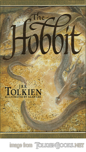 JRR Tolkien, 'The Hobbit', HarperCollins, Illustrated Edition, 1997, 4th Impression, modified dustwrapper