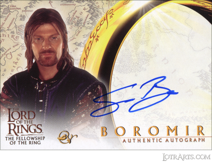 FOTR UK, Set 2: signed by Sean Bean as Boromir<br />

<br />

<a class="nofloatbox"><img src="https://www.lotrarts.com/images/icons/bank16x.png" alt="Buy" /></a>

<div class="pricetext2">price</div>

<br /><span class="ngViews">8 views</span>