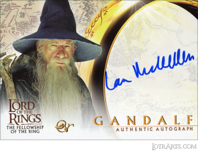 FOTR Set 2: signed by Sir Ian McKellen as Gandalf (Odds 1:24 packs)<span class="ngViews">2 views</span>