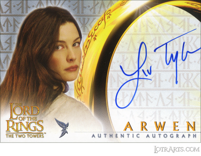 TT: signed by Liv Tyler as Arwen<span class="ngViews">2 views</span>