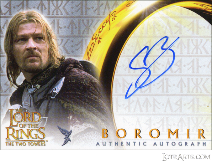 TT Collector's Update: signed by Sean Bean as Boromir<span class="ngViews">1 view</span>