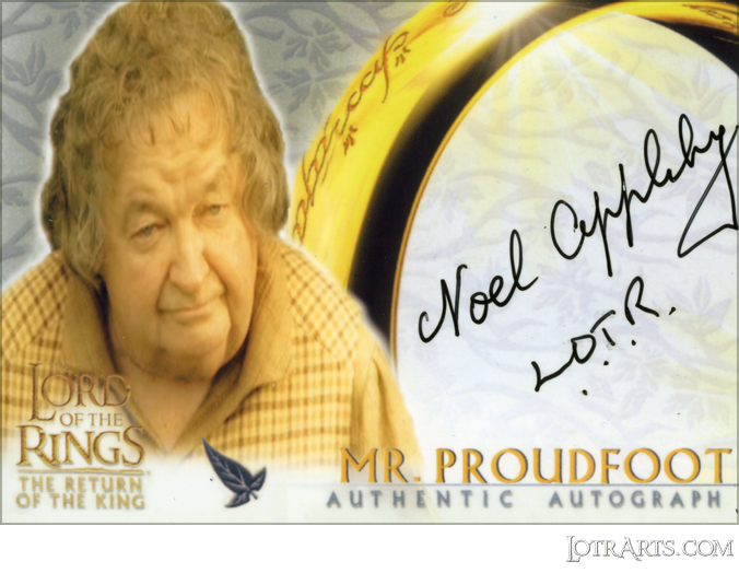 ROTK unoffical card: signed by Noel Appleby as Everard Proudfoot<span class="ngViews">1 view</span>