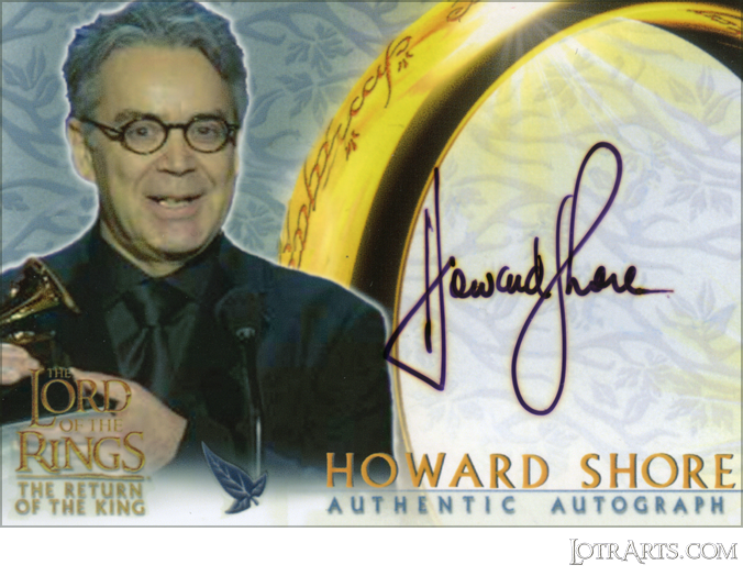 ROTK unoffical card: signed by Howard Shore - Composer<span class="ngViews">1 view</span>