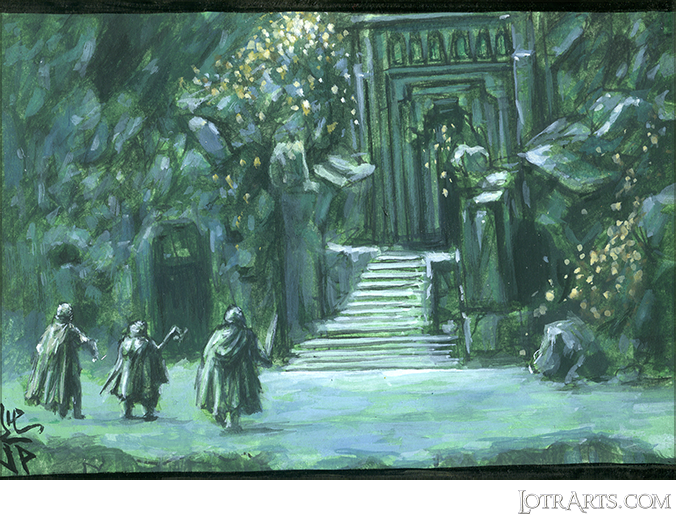 Aragorn, Legolas and Gimli in the Hall of the Dead by Potratz and Hai<span class="ngViews">3 views</span>