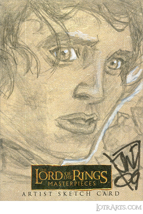 Frodo starring at Minus Morgul by Watkins-Chow