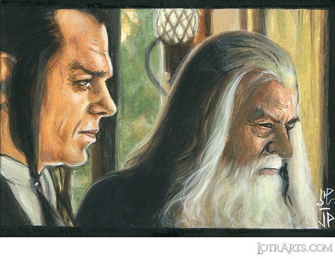 Elrond and Gandalf by Potratz and Hai<span class="ngViews">2 views</span>