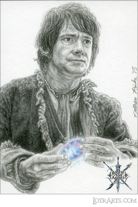 Bilbo with Arkenstone by Reinke: artist proof sketch<span class="ngViews">9 views</span>
