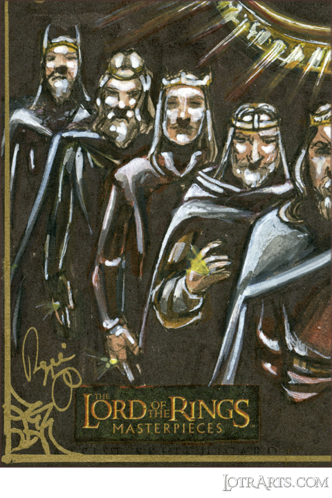 Kings of Men, card 3. <br><br> This piece appeared on eBay four years later, acquired after extensive negotiations.<span class="ngViews">8 views</span>