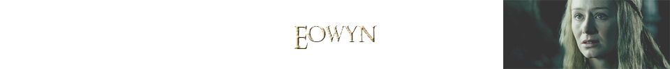 <div class="floatbox" data-fb-options="width:1400 height:80%"> <strong>Character:</strong><hdtext> Éowyn </hdtext><a href="http://www.glyphweb.com/arda/e/eowyn.html" class="transparent">✦</a> <br/> <strong>Portrayed by:</strong> Miranda Otto <a href="http://lotr.wikia.com/wiki/Miranda_Otto" class="transparent">✦</a> <br/> <strong>Profile:</strong> Éowyn: of the race of Men, daughter of Éomund of Eastfold and Théodwyn (the sister of King Théoden), sister of Éomer. Slayer of the WitchKing of Angmar. It is assumed she married Faramir.</div><span class="ngViews">2 views</span>