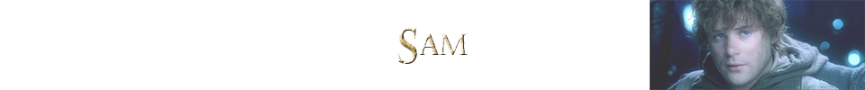 <div class="floatbox" data-fb-options="width:1400 height:80%"> <strong>Character:</strong> Sam <a href="http://www.glyphweb.com/arda/s/samwisegamgee.html" class="transparent">✦</a> <br /> <strong>Portrayed by:</strong> Sean Astin <a href="https://en.wikipedia.org/wiki/Sean_Astin" class="transparent">✦</a> <br /> <strong>Profile:</strong> Samwise ‘Sam’ Gamgee: Hobbit, son of Hamfast "Gaffer" Gamgee. Brave and faithful companion of Frodo, who accompanied him into Mordor and enabled the destruction of the Ring. He married Rosie and had thirteen children. In the end, he sailed to the West to be reunited with Frodo in the Undying Lands.</div><span class="ngViews">1 view</span>