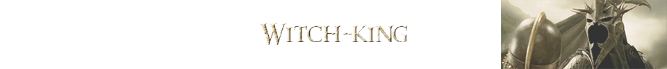 <div class="floatbox" data-fb-options="width:1400 height:80%"> <strong>Character:</strong> Witch-king <a href="http://www.glyphweb.com/arda/w/witchking.html" class="transparent">✦</a> <br /> <strong>Portrayed by:</strong> Lawrence Makoare <a href="http://lotr.wikia.com/wiki/Lawrence_Makoare" class="transparent">✦</a> <br /> <strong>Profile:</strong> Witch-king of Angmar, Lord of the Nazgûl: mortal King of Men corrupted by the power of Sauron's Ring. He stabbed Frodo at Weathertop. He led his forces from Minas Morgul to the battle of Pelennor Field, where he mortally wounded Théoden. He was slain by Éowyn (with the help of Merry).</div><span class="ngViews">1 view</span>