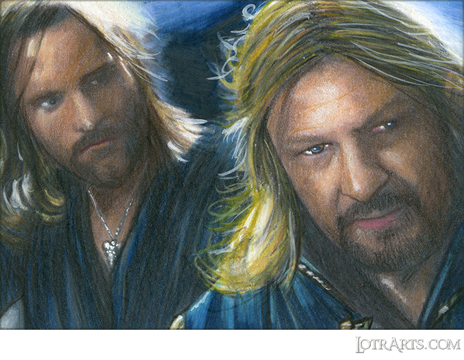 Aragorn and Bilbo by Gonzalez