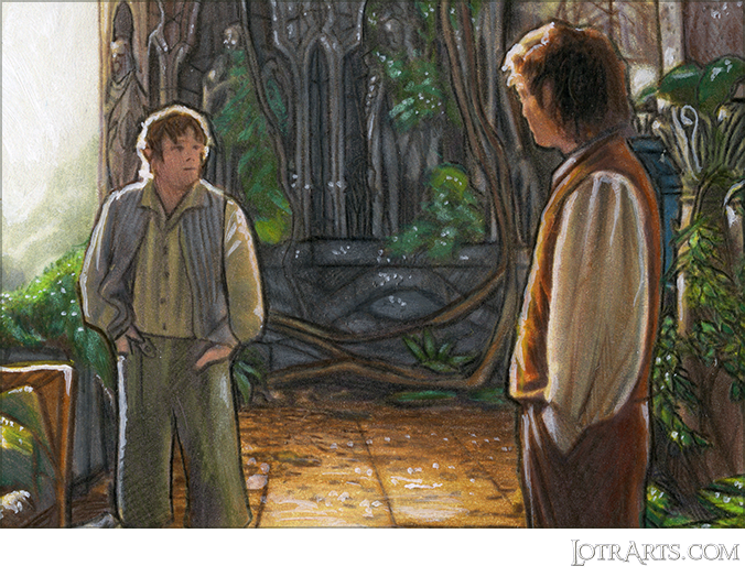 Frodo and Sam at Rivendell by Gonzalez
