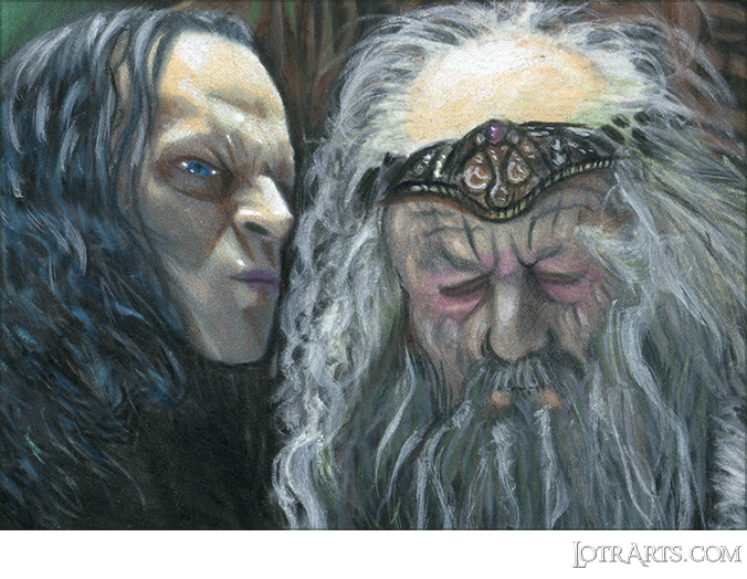 Grima whispering to possessed Théoden by Gonzalez<span class="ngViews">1 view</span>