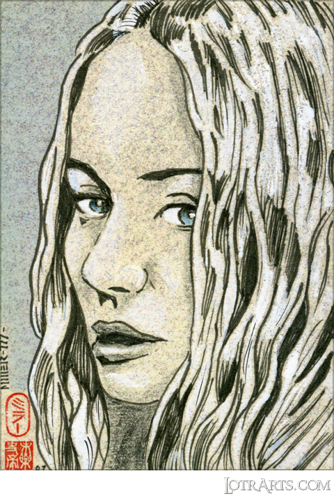 Sample sketch of Éowyn by Miller <br /><div class="floatbox" data-fb-options="width:1400  height:80%"><a class="transparent" href="https://www.lotrarts.com/product/cards?card_sku=1R1P%E2%82%AA3572&card_price=$150.00"><img src="https://www.lotrarts.com/images/icons/paypal-004.png" alt="paypal-004.png" /></a></div><span class="ngViews">1 view</span>
