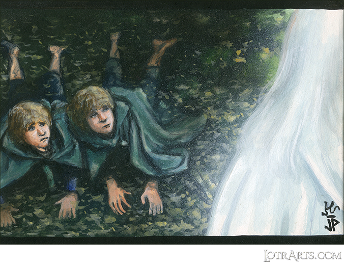 Merry and Pippin meeting Gandalf the White in Fangorn Forest by Potratz and Hai<span class="ngViews">1 view</span>