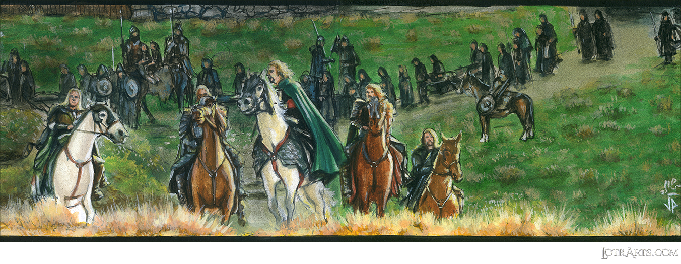 Théoden leads his people from Edoras, a two-card panel, by Potratz and Hai<span class="ngViews">2 views</span>