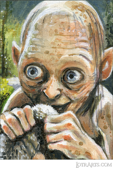 Gollum with rabbit by Robinson<span class="ngViews">1 view</span>