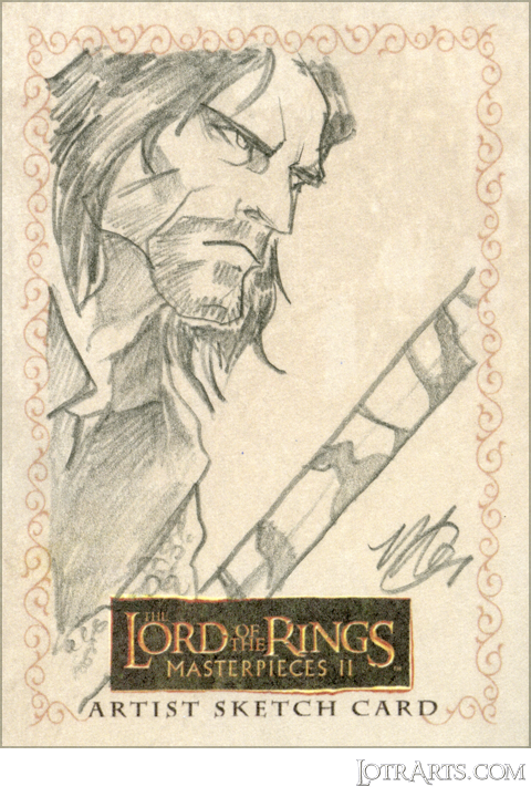 Aragorn by Goodmanson: artist return sketch<span class="ngViews">3 views</span>