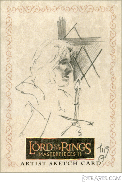 Strider at Prancing Pony by Henry-Wilson: artist return sketch<span class="ngViews">4 views</span>