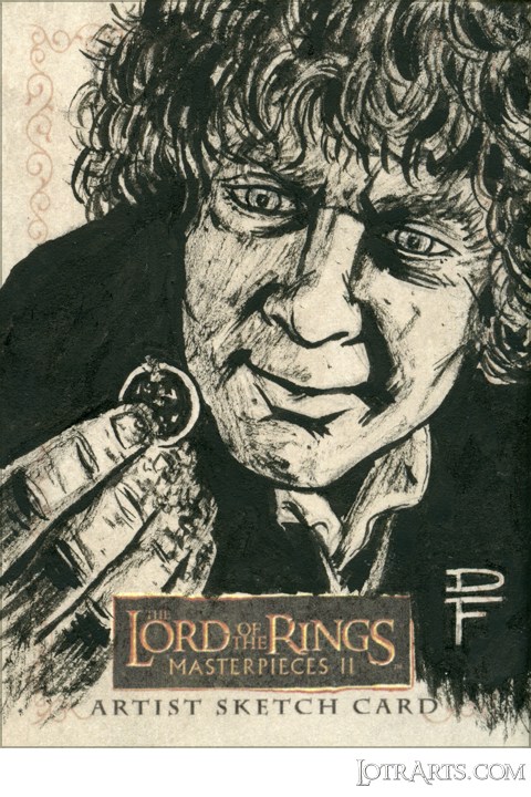 Bilbo with One Ring by Fox: artist return sketch<span class="ngViews">6 views</span>