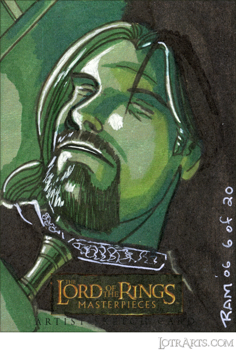 Dead Boromir by Molinelli: artist return sketch<span class="ngViews">2 views</span>