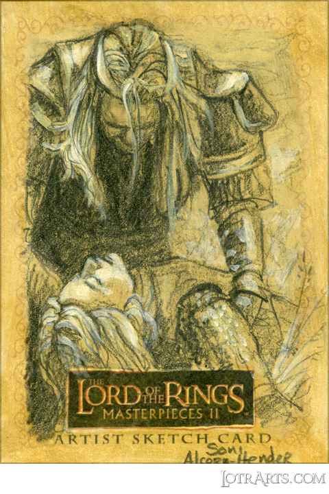 Éomer and Éowyn by Alcorn-Hender: artist return sketch<span class="ngViews">16 views</span>