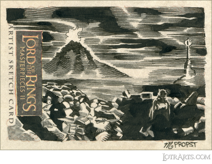 Frodo looking at Mt Doom and Barad-dûr by Propst<span class="ngViews">5 views</span>