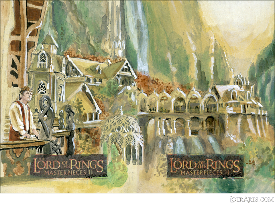 Frodo at Rivendell, two-card panel, by Wilkinson; after-market sketches<span class="ngViews">24 views</span>