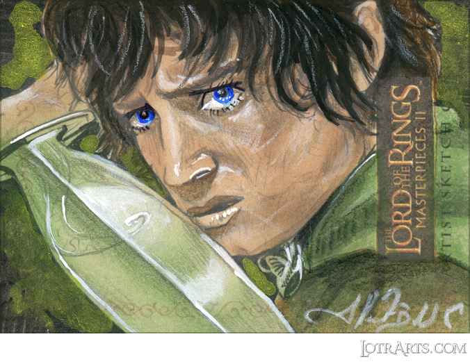 Frodo with Sting by Buechel; artist return sketch<span class="ngViews">3 views</span>