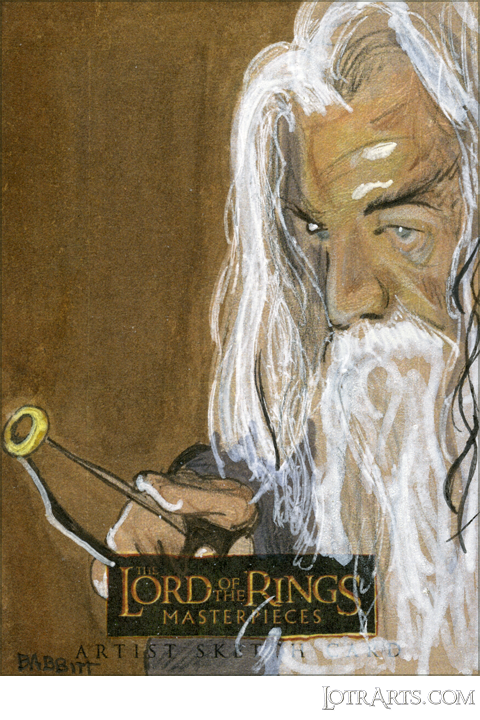 Gandalf with One Ring by Babbitt: artist return sketch<span class="ngViews">6 views</span>