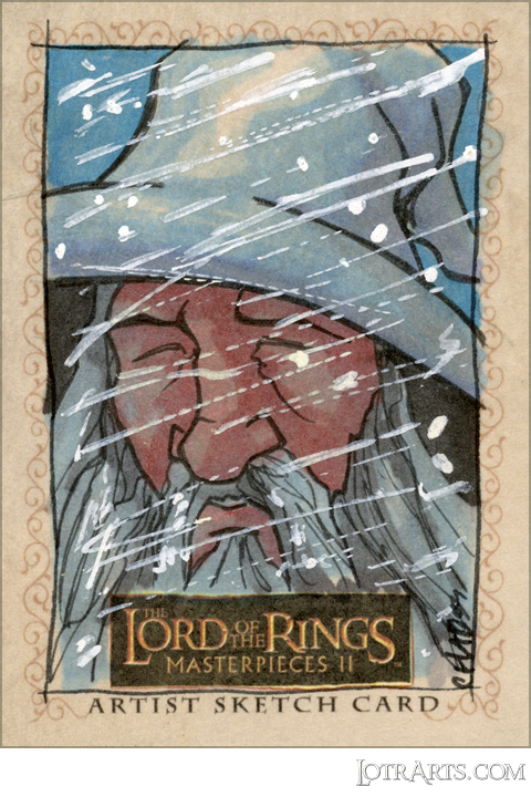 Gandalf by Hurd: artist return sketch<span class="ngViews">1 view</span>