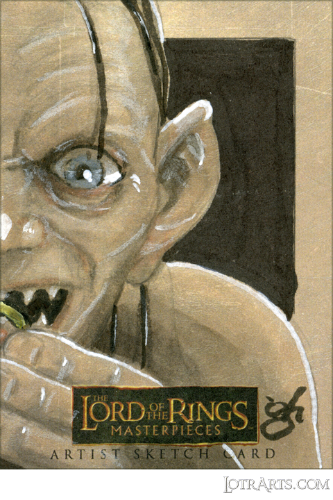 Gollum, one card of two-card panel, by Hernandez:<span class="ngViews">2 views</span>