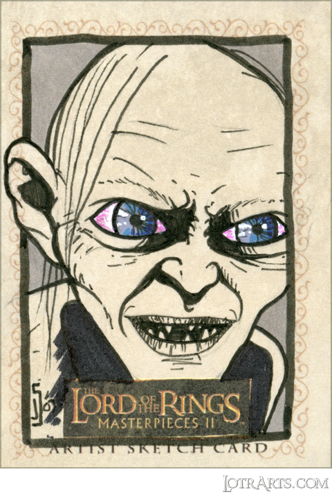 Gollum by Snell: artist return sketch<span class="ngViews">1 view</span>