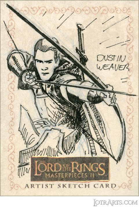 Legolas by Weaver: artist return sketch