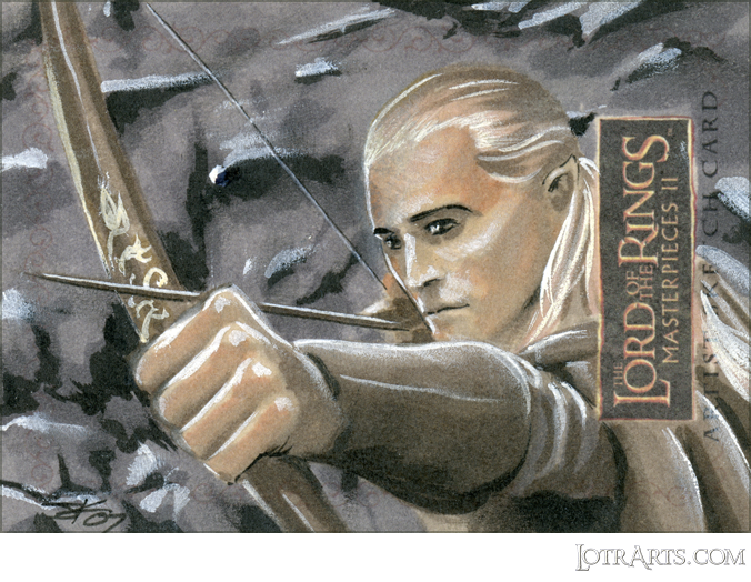 Legolas by Kyle: artist return sketch
