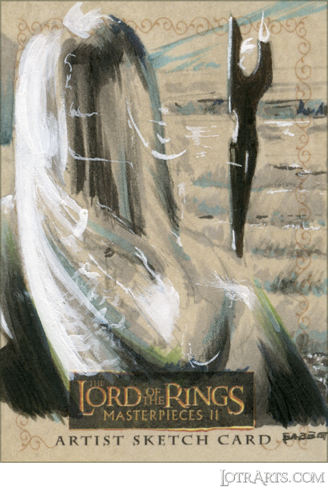 Saruman by Babbitt: artist return sketch<span class="ngViews">9 views</span>