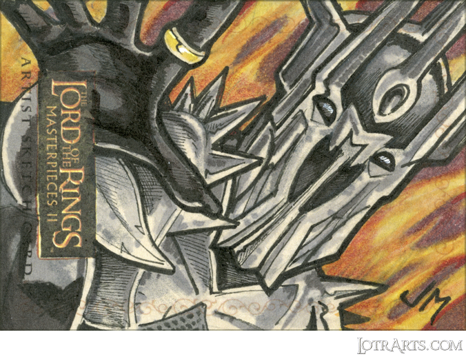 Sauron with the One Ring by Minor: artist return sketch<span class="ngViews">4 views</span>