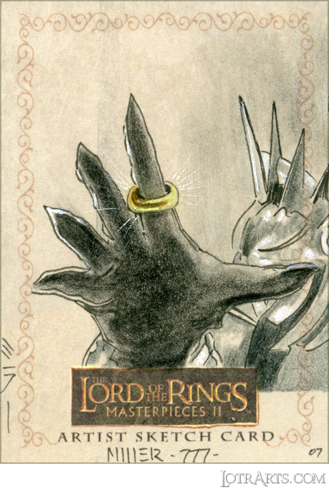 Sauron with the One Ring by Miller <br /><div class="floatbox" data-fb-options="width:1400  height:80%"><a class="transparent" href="https://www.lotrarts.com/product/cards?card_sku=1R1P%E2%82%AA3572&card_price=$150.00"><img src="https://www.lotrarts.com/images/icons/paypal-004.png" alt="paypal-004.png" /></a></div><span class="ngViews">4 views</span>