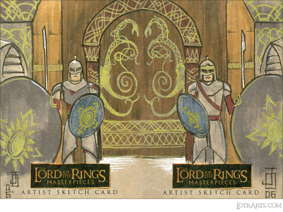 Golden Hall sentries, two-card panel, by Ocampo<span class="ngViews">10 views</span>