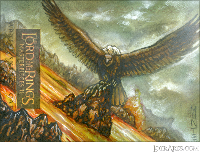 Gandalf and Eagles by Moore: artist return sketch<span class="ngViews">3 views</span>