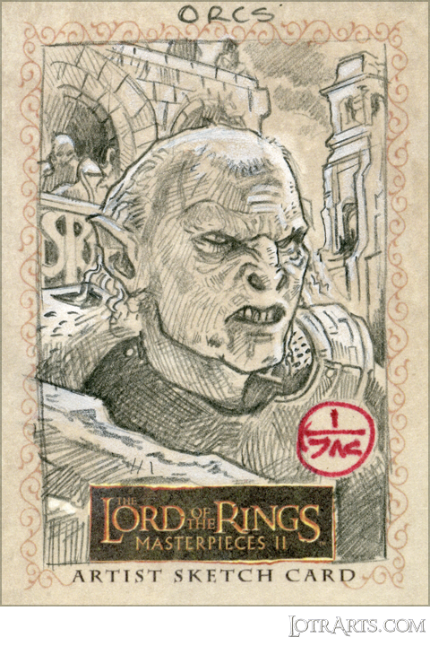 Snaga by Osgiliath by Carlisle: artist return sketch<span class="ngViews">4 views</span>