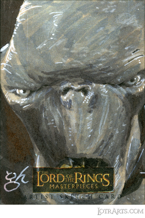 Cave troll by Hernandez: artist return sketch<span class="ngViews">2 views</span>