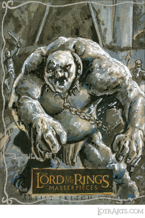 Cave troll, one card of two-card panel, by Dillon<span class="ngViews">9 views</span>