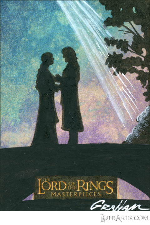 Aragorn and Arwen by Graham: artist return sketch<span class="ngViews">7 views</span>