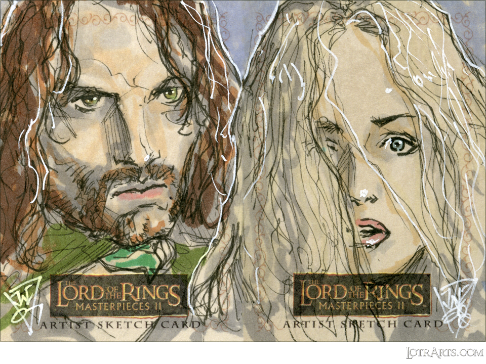 Aragorn and Éowyn, two-card panel, by Watkins-Chow<span class="ngViews">8 views</span>
